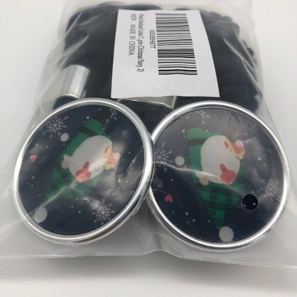 Porlau Christmas Curtain Tieback Cotton Rope Curtain Tie Backs, Navy (x2) NEW - Picture 3 of 4